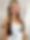 Warm Brown mixed Blonde long straight Synthetic Lace Part Wig GLP002