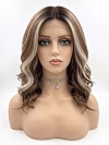 Glamvigor Hybrillia Blend Human Hair Medium Brown With blonde Highlights beautiful 