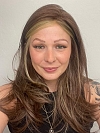 Pretty Medium Light  Auburn with Ginger Blonde Straight Synthetic Lace Part Wig GLP009