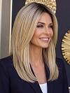 Glamvigor Hybrillia Blend Human Hair Natural Gold Brown OMBRE with SIDE bangs Lace Part Wig GLP060