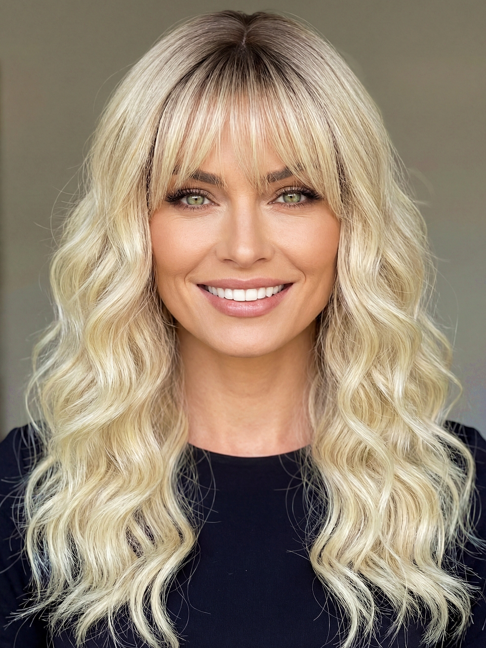 Glamvigor Hybrillia™ Blend Human Hair Milkshake Blonde ombre  display picture 2