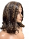 Gorgeous Warm Medium Brown with Ginger Blonde  long wave bob  Synthetic Lace Part Wig GLP020