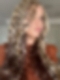 Warm Brown mixed Blonde long straight layered Synthetic Lace Part Wig GLP002