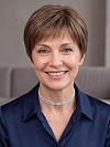 Glamvigor Hybrillia™ Blend Human Hair Classic Warm Brown Short Pixie with bangs Mono Top Wig GMT003