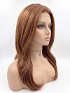 Glamvigor Hybrillia Blend Human Hair Ginger copper with light copper highlights long cascading style Lace Part Wig GLP058