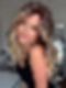 Natural Ash Blonde ombre  soft wavy layered Synthetic Lace Part Wig GLP043