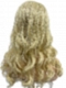 Soft Platinum blonde with Bouncy little wavy Synthetic Lace Part Wig GLP055