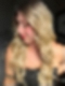 Exquisite Dark Honey Blonde ombre long layered wavy Synthetic Lace Part Wig GLP021