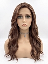 Glamvigor Hybrillia Blend Human Hair Medium Red Brown with  Ginger copper Highlights  