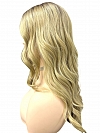 Exquisite Dark Honey Blond ombre long layered wavy Synthetic Lace Part Wig GLP021