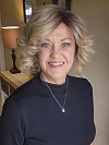 Blonde Ombre wavy with textured layerd short Synthetic Lace Part Wig GLP030