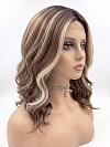 Glamvigor Hybrillia Blend Human Hair Medium Brown With blonde Highlights beautiful 