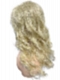 Soft Platinum blonde with Bouncy little wavy Synthetic Lace Part Wig GLP055