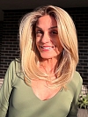 Glamvigor Hybrillia Blend Human Hair Pretty Blonde Ombre Medium layered Straight Lace Part Wig GLP007