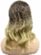 Natural Ash Blonde ombre  soft wavy layered Synthetic Lace Part Wig GLP043