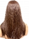 Stunning Medium Reddish Brown long layered  Synthetic Lace Part Wig GLP011