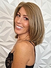 Mesmerizing Light Brown shoulder length bob Synthetic Lace Part Wig GLP022