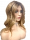 Blonde Blend with face-framing layers and soft wavy Synthetic Lace Part Wig GLP036