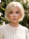 Glamvigor Hybrillia™ Blend Human Hair Fashion Blonde mixed Layered Wavy Short Pixie Cut  wig (Basic Cap) GBC007 
