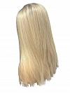 Glamvigor Hybrillia™ Blend Human Hair  Platinum with Shaded Roots long staright Lace Part Wig GLP066