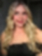 Exquisite Dark Honey Blonde ombre long layered wavy Synthetic Lace Part Wig GLP021