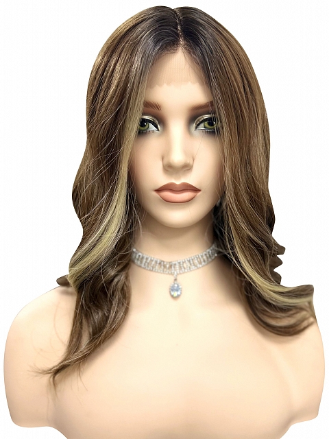 Medium Brown With blonde Highlights beautiful