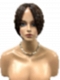 Chic Off Black shaded with Dark BrownBob Synthetic Mono Top Wig GMT001