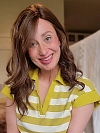 Trendsetting  Medium Brown layered wavy  Synthetic Lace Part Wig GLP024