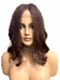 Chic Brunette  wave texture  long bob  Synthetic Lace Part Wig GLP014