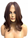 Chic Brunette  wave texture  long bob  Synthetic Lace Part Wig GLP014