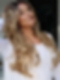 Dazzling Honey Blonde ombre lengthy textured layered fall to mid-back Synthetic Lace Part Wig GLP028