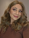 Natural Ash Brown waved Synthetic Lace Part Wig GLP010