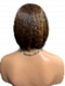 Stunning Medium Brown With Ginger Red Highlights medium bob haircut Synthetic Mono TOP Wig GMT005