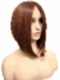 Dark Auburn Evenly Blended with Ruby Red classic chin length bob  synthetic wig glp033