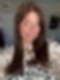 Soft dark brown long layered straight Synthetic Lace Part Wig GLP005