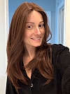 Soft dark brown long layered straight Synthetic Lace Part Wig GLP005