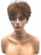 Medium Auburn with Ginger Blonde Highlights Short Pixie Cut Synthetic Wig (Basic Cap) GBC001 