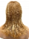Orange-Brown with Golden Highlights Layered Mid-Length Straight Hair with soft bangs Synthetic Wig (Basic Cap) GBC009