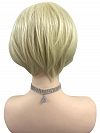 Pale Blonde with Slight Platinum Highlighting modern bob Synthetic Wig (Basic Cap) GBC018