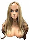 Warm Brown mixed Blonde Wavy Synthetic Lace Front Wig (Lace Part)  GLP002