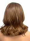 Fashion Ginger Blonde  with Dark Roots  Falling below the shoulders gentle waves Synthetic Lace Part Wig GLP019
