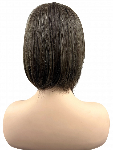 Chic Medium Brown Evenly Blended with Light Honey Brown Synthetic Wig (Basic Cap) GBC008