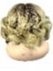 Blonde Ombre wavy with textured layerd short Synthetic Lace Part Wig GLP030