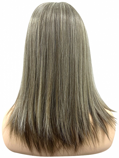 Light Brown blend Blonde long layered straight  synthetic wig glp032