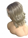 Glamvigor Hybrillia™ Blend Human Hair  Light Natural Blonde Blend with dark roots shoulder-length wavy Lace Part Wig GLP068