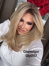 Pretty Blonde Ombre Medium layered Straight Synthetic Lace Part Wig GLP007