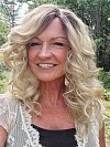 flirty Dark Blonde with Light Copper Blonde Highlights & Golden Brown Roots mid-length layered waves synthetic Lace Part  wig glp037