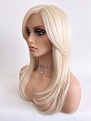 Hybrillia™ Blend Human Hair long BEACH BLONDE  PRE-CUT Lace Part  Wig GLP070