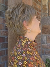 Minimalist Ash Blonde highlights short  Pixie Synthetic Wig (Basic Cap) GBC004
