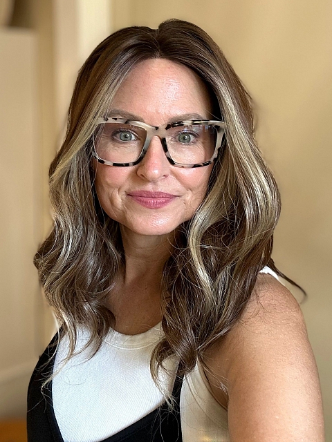 Medium Brown With blonde Highlights beautiful